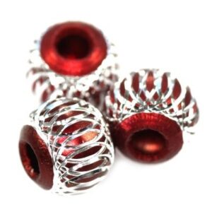 Rød charm aluminium